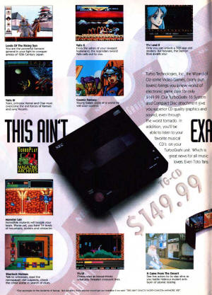 TurboGrafx CD Advertisment