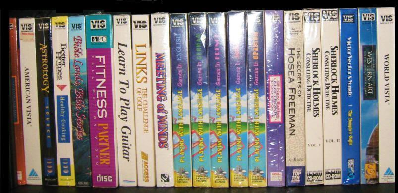 Memorex VIS game boxes