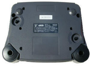 Nintendo 64DD - Underside